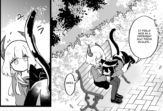 A Story About a Dragon Girl and a Cat Girl Skipping School